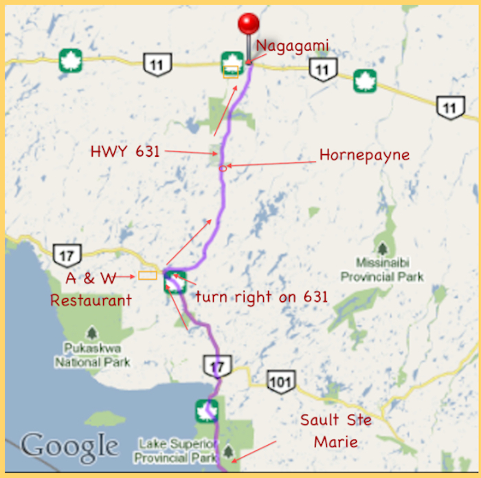 Sault Ste Marie to HWY 11 West Ontario